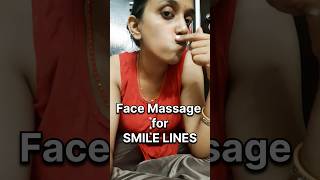 Faca Massage for Smile Lines ytshorts virel facemassage youtubeshorts [upl. by Markowitz624]