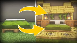 Minecraft 5 BED Designs and Ideas minecraft [upl. by Cale]