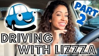 CRAZY DRIVER DRIVING WITH LIZZZA PART 2  Lizzza [upl. by Malha]