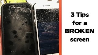 3 Things To Do After Breaking A Smartphone Screen [upl. by Cahilly877]