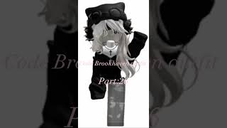 Code Brookhaven outfit Part26 like for Part27 brookhaven roblox shortvideo robloxedit bacisub [upl. by Theodor874]