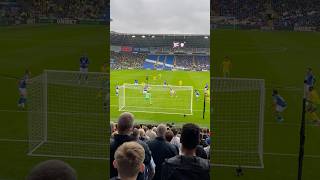 50p head Shane Duffy heads wide Cardiff City 2 Norwich City 1 shaneduffy bluebirds efl [upl. by Maryjane]