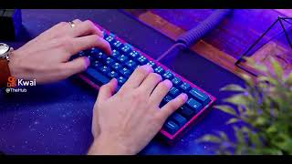 teclado mecânico asmr [upl. by Anawot]