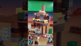 Lego Minecraft the Badlands Mineshaft set 21263 at Walmart [upl. by Anawat921]