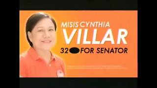 Misis Cynthia Villar 30 Secs Political Ad 2013 [upl. by Mullins]