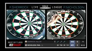 Fallon Sherrock vs Paul Nicholson  Modus Icons of Darts Phase Two Week 1 Day 1 [upl. by Knowle]