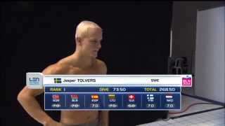 Jesper Tolvers 3m final EM 2014 [upl. by Naek]