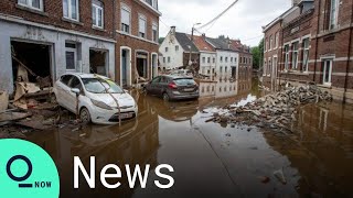 Residents Return To Flooded Homes in Belgium as The Death Toll From Unprecedented Floods Rise [upl. by Nossila]