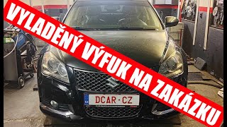 Suzuki Kizashi 24  zakázkový výfuk DCarcz [upl. by Bowles317]