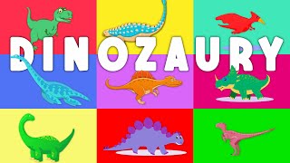 Dinozaury dla dzieci  Poznaj nazwy dinozaurów  Zagadki dla dzieci [upl. by Kylila198]