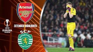 Arsenal vs Sporting CP Extended Highlights  UEL Round of 16  2nd Leg  CBS Sports Golazo [upl. by Ellennahs935]