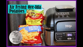 AIR FRY ORE IDA FROZEN FRENCH FRIES  TATER TOTS  NINJA FOODI GRILL [upl. by Toby]