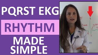 How to Memorize the PQRST EKG Rhythm Strip Wave for Anatomy amp Pathophysiology [upl. by Ytinav]