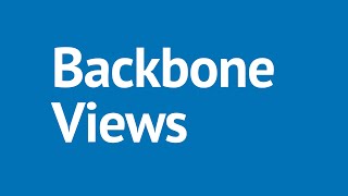 Backbonejs Tutorial Part 9  Backbonejs Views Creating Views [upl. by Fanchie]