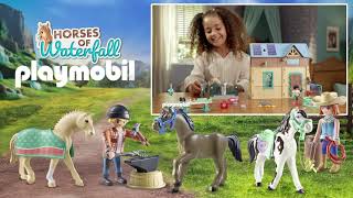 Playmobil Poneys I Horses of Waterfall I Playmobil Belgique Français [upl. by Nnyleuqcaj]