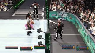 WWE 2K24 Dark Legacy  The Dark Calling Confronts The Miz amp Rollins [upl. by Nirmak854]