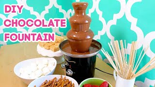 Chocolate Fountain Recipe and Set Up Guide [upl. by Attesor786]