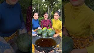 How to cook corn with water melon recipe shortvideo shorts cooking recipe [upl. by Otsirave]