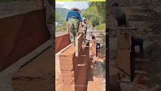 How village people make mud houses attractive and durable। shorts experiment [upl. by Ragg]