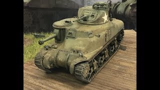 Building the New Takom M3A1 cast hull Lee American tank [upl. by Raffo]