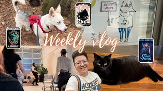 6 books productivity  local music show  weekly reading vlog [upl. by Carmena]