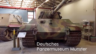 Deutsches Panzermuseum Munster  Das Museum zeigt Panzer Fahrzeuge und Waffen [upl. by Atsylac]