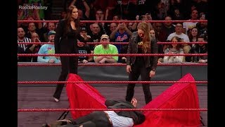 Ronda Rousey’s official Raw Contract Signing WWE Elimination Chamber 2018 [upl. by Crofoot]