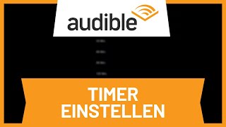 Audible Timer einstellen • Tutorial [upl. by Eustazio]