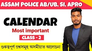 Calendar Reasoning for Assam police class  2 [upl. by Abijah]