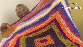 😃💜🧶 crochet with me  crochet along Pt 10 crochetwithmegranny [upl. by Bartie726]