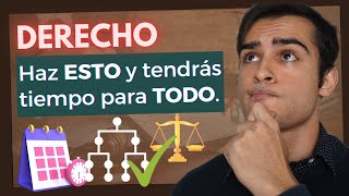 📘 Cómo ESTUDIAR DERECHO y TRABAJAR a la vez [upl. by Melvin232]