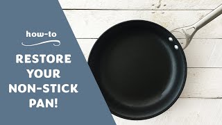 How to Restore a NonStick Pan [upl. by Drake]