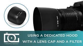 TUTORIAL  How To Use a Bayonet  Dedicated Lens Hood Lens Cap  Canon ET60 Replacement [upl. by Mitzie]