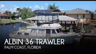 SOLD Used 1988 Albin 36 Trawler in Palm Coast Florida [upl. by Menis]