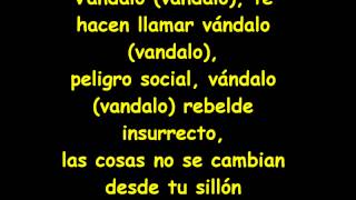 SKAP Vandalo Con Letra [upl. by Means]