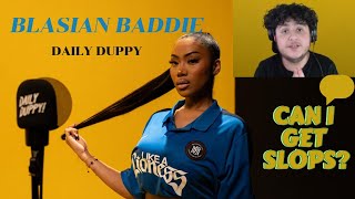 KRIMOE REACTS TO BLASAIN BADDIE DAILY DUPPY [upl. by Adnorhs]