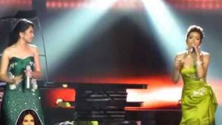 Sarah Geronimo amp Angeline Quinto duet  A Moment Like This  I Believe OFFCAM 06Mar11 [upl. by Yraek]