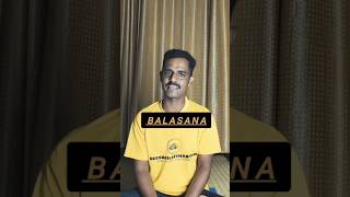 BALASANA  YOGA  MALAYALAM  YOGA WITH VINOD  meditation motivation yoga yogamalayalam [upl. by Turk]