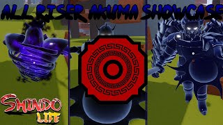 Shindo Life Riser Akuma Showcase  Full Spirit [upl. by Atiek]