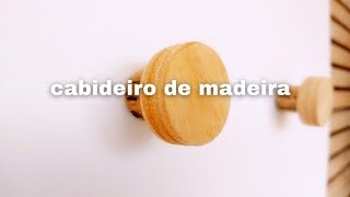 DIY CABIDEIRO DE MADEIRA [upl. by Tome506]