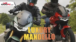 Moto Guzzi V100 Mandello vs V100 S  Comparison Test [upl. by Nettle]