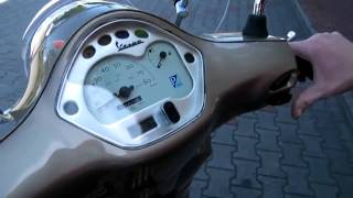 Vespa LX 50 4T Touring 11 RollerScooter Bronze Perseo 579 Anleitung 2011 [upl. by Epuladaug]