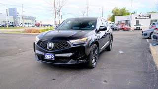 2022 Acura RDX ASpec AWD  ACURA CERTIFIED  ONE OWNER  36PU2431 [upl. by Sartin]