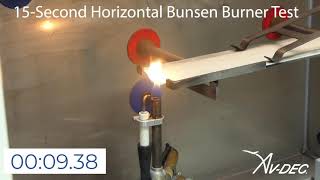 AvDEC HITAK® PRS® 12Second Vertical and 15Second Horizontal Burn Tests [upl. by Notsek]