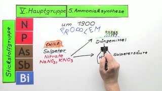 Periodensystem der Elemente V Hauptgruppe 5 Ammoniaksynthese  Chemie [upl. by Htevi]