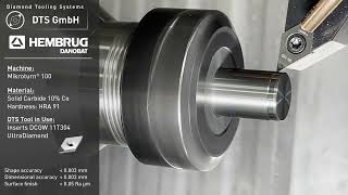 Hard turning Tungsten Carbide [upl. by Aneloc]