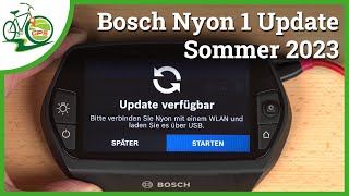 Bosch Nyon 1 Update 🚴 Diese Neuheiten erwarten dich 🆕 Sommer 2023 [upl. by Elyagiba]