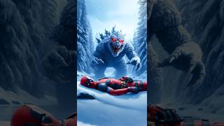 SpiderMan and Deadpool vs Godzilla fight battle deadpool spiderman godzilla animals [upl. by Hines]