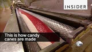 How Candy Canes Are Made [upl. by Ilam]