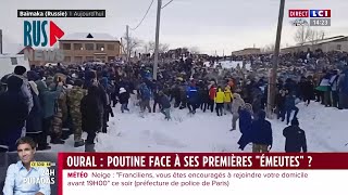 Russie  Vladimir Poutine face à ses premières quotémeutesquot [upl. by Sirovaj]